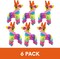 4E's Novelty 6 Pack Mini Pinatas - Mexican Pinata Decor, Donkey Pinata for Fiesta & Parties